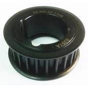 POULIE HTD 20MM 24 DENTS ACIER AVEC FLASQUE 24-8M-20-F TL 1108