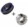 Couronne 80 dents acier pour arbre 40mm