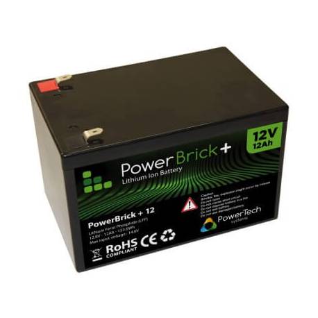 Batterie Lithium 12V – 12Ah – PowerBrick+