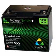 12V – 45Ah Lithium battery – PowerBrick+
