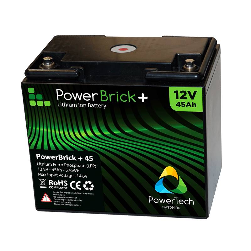 Batterie Lithium 12V – 45Ah – PowerBrick+
