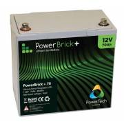 12V – 70Ah Lithium battery – PowerBrick+