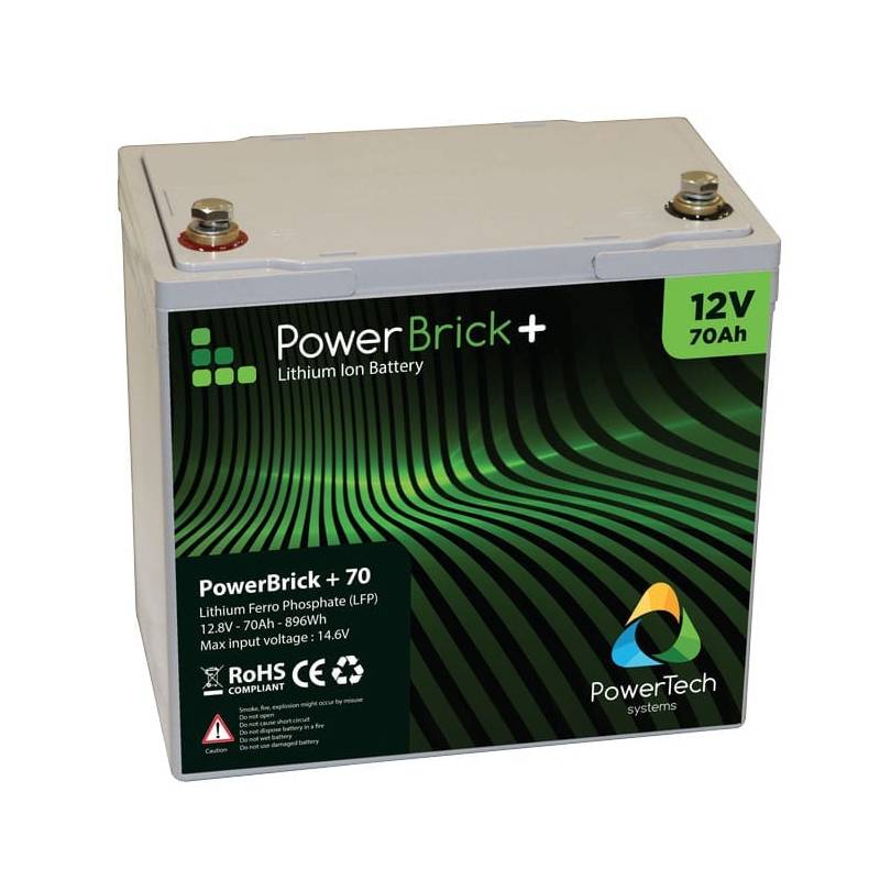 Batterie Lithium 12V – 70Ah – PowerBrick+