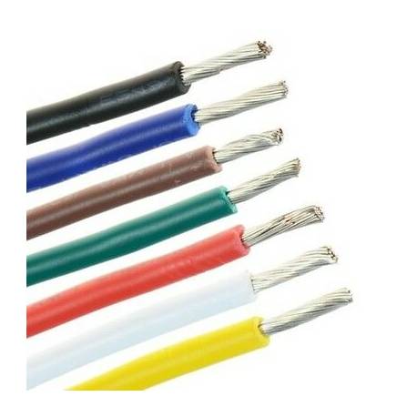Fil souple de câblage 2.5mm2 de couleur