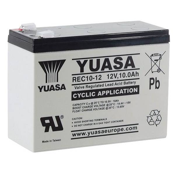 Batterie YUASA REC10-12, Semi-traction