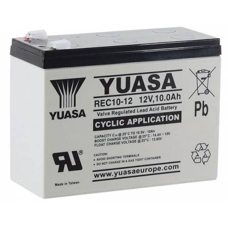 Batterie YUASA REC10-12, Semi-traction
