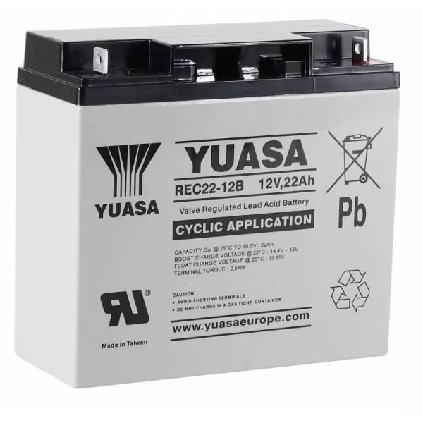 Batterie YUASA REC22-12, Semi-traction