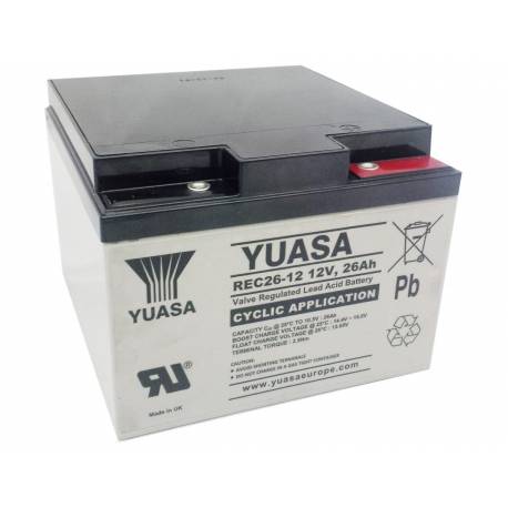 Batterie YUASA REC26-12, Semi-traction