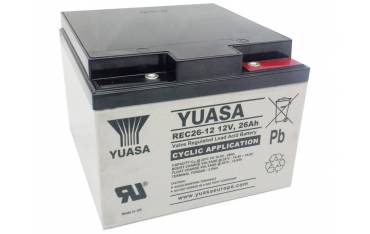 Batterie YUASA REC26-12, Semi-traction