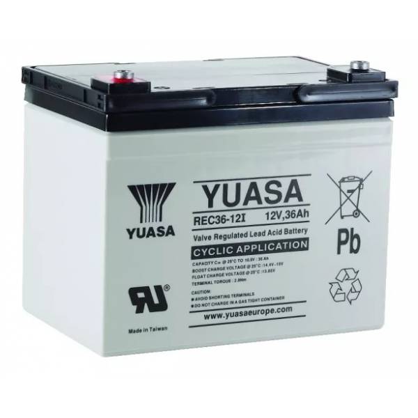 Batterie YUASA REC36-12, Semi-traction