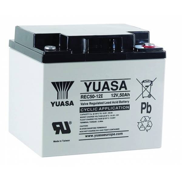 Battery YUASA REC50-12, Traction