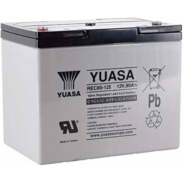 Batterie YUASA REC80-12, Semi-traction