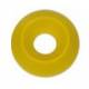 Plastic cup washer 6 mm yellow