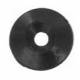 Plastic cup washer 6 mm black