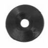 Plastic cup washer 6 mm black