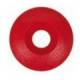 Plastic cup washer 6mm red