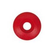 Plastic cup washer 6mm red
