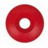 Plastic cup washer 6mm red
