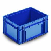 Stacking container 19 liters plastic blue